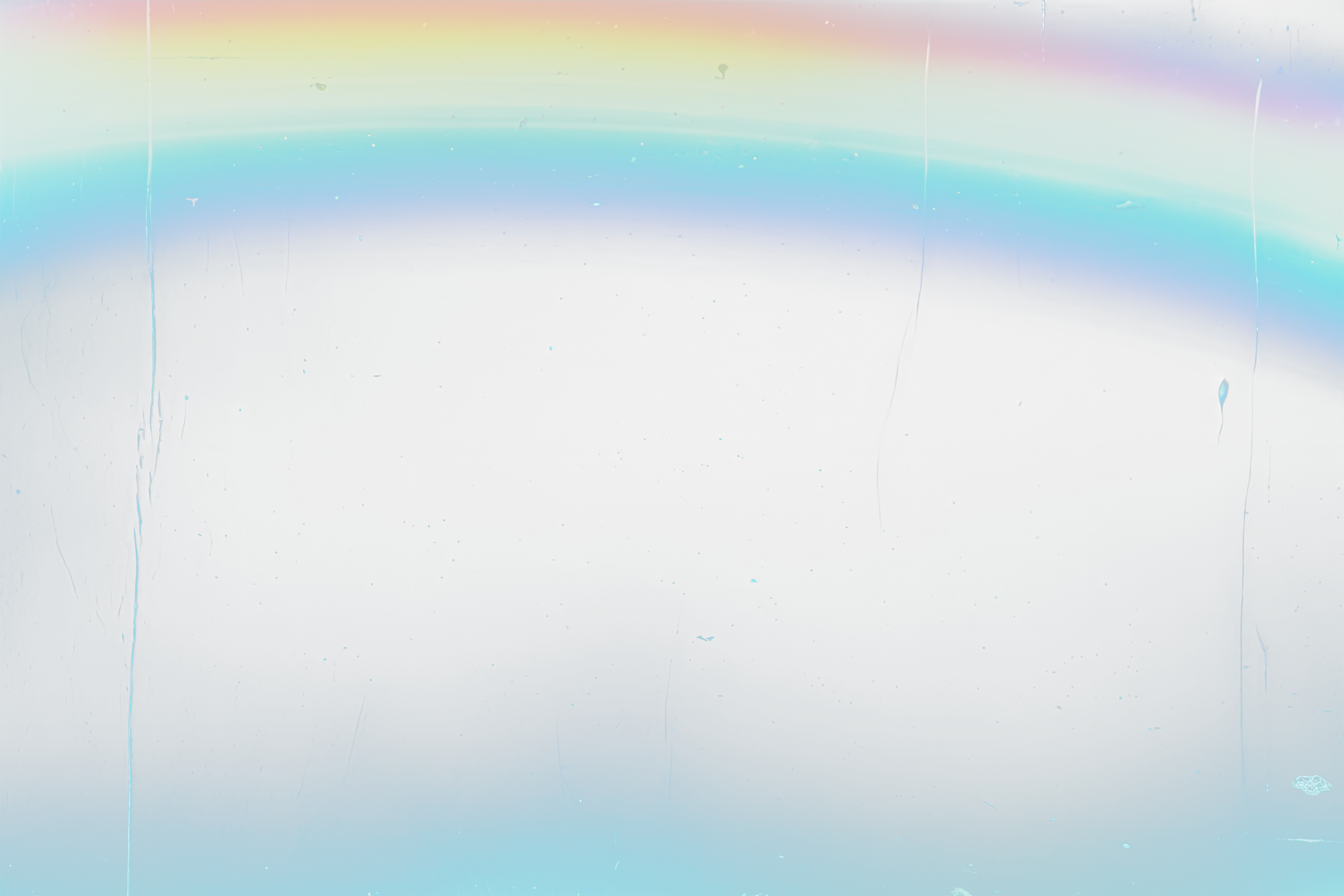 Film texture with rainbow leak overlay effect