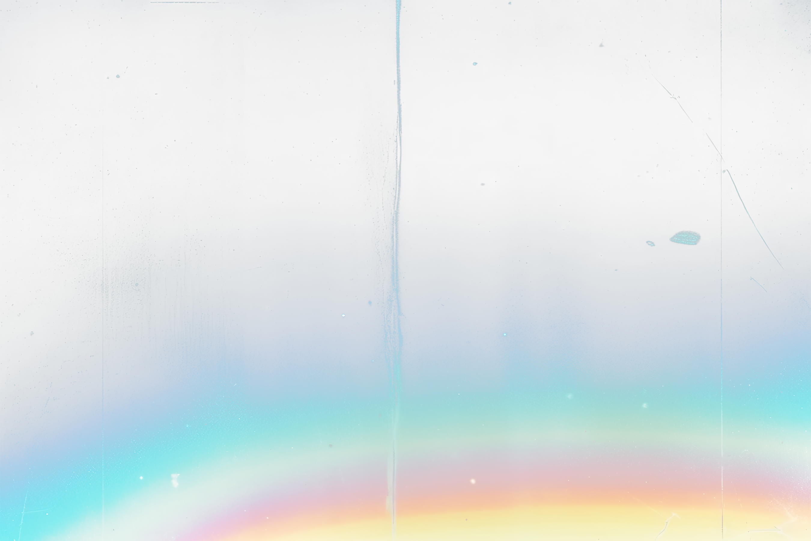 Film texture with rainbow leak overlay effect